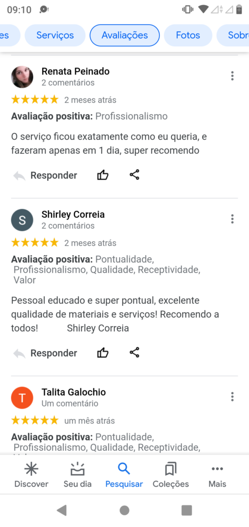 Recomendação de clientes